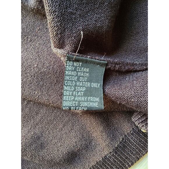 SWEATER JACKET & TANK-BEREK-Rhinestones-Appliques-Black-Gold-2 Piece-Size XL - Picture 13 of 15